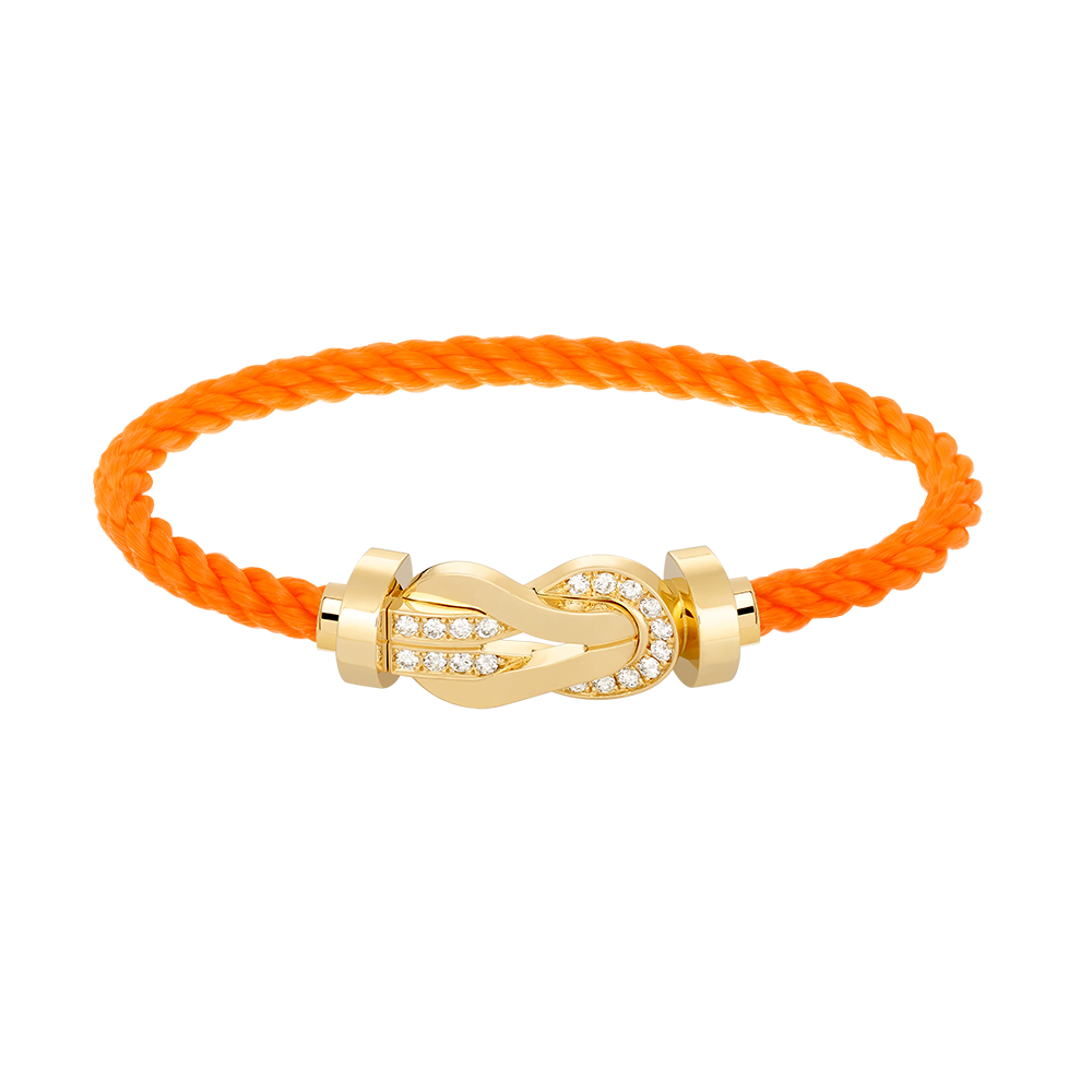 [Angela Jewellery]CHANCE LARGE 8 FIGURE BUCKLE HALF DIAMOND BRACELET GOLD