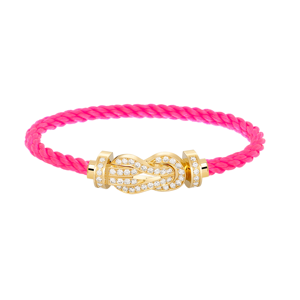 [Angela Jewellery]CHANCE LARGE 8 FIGURE BUCKLE FULLDIAMOND BRACELET GOLD