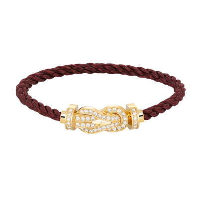 [Angela Jewellery]CHANCE LARGE 8 FIGURE BUCKLE FULLDIAMOND BRACELET GOLD