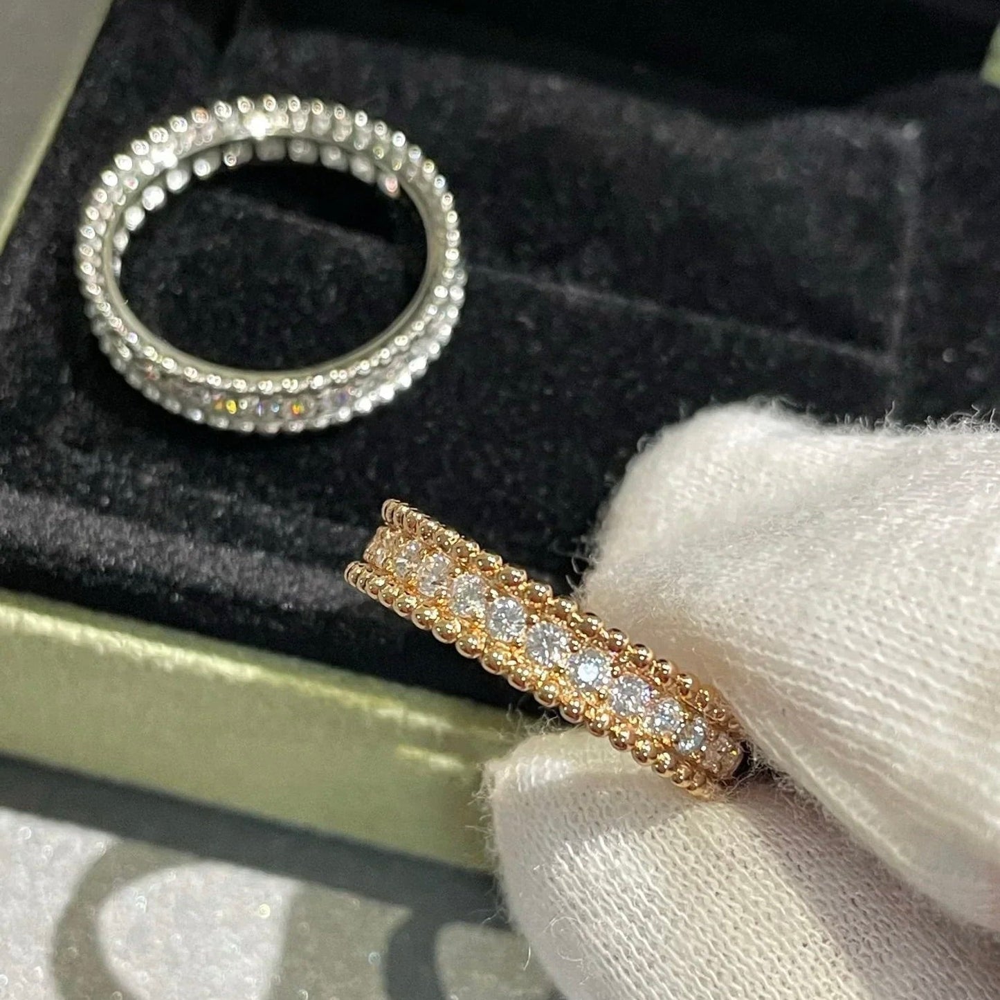 [Angela Jewellery]PERLEE DIAMOND SILVER RING