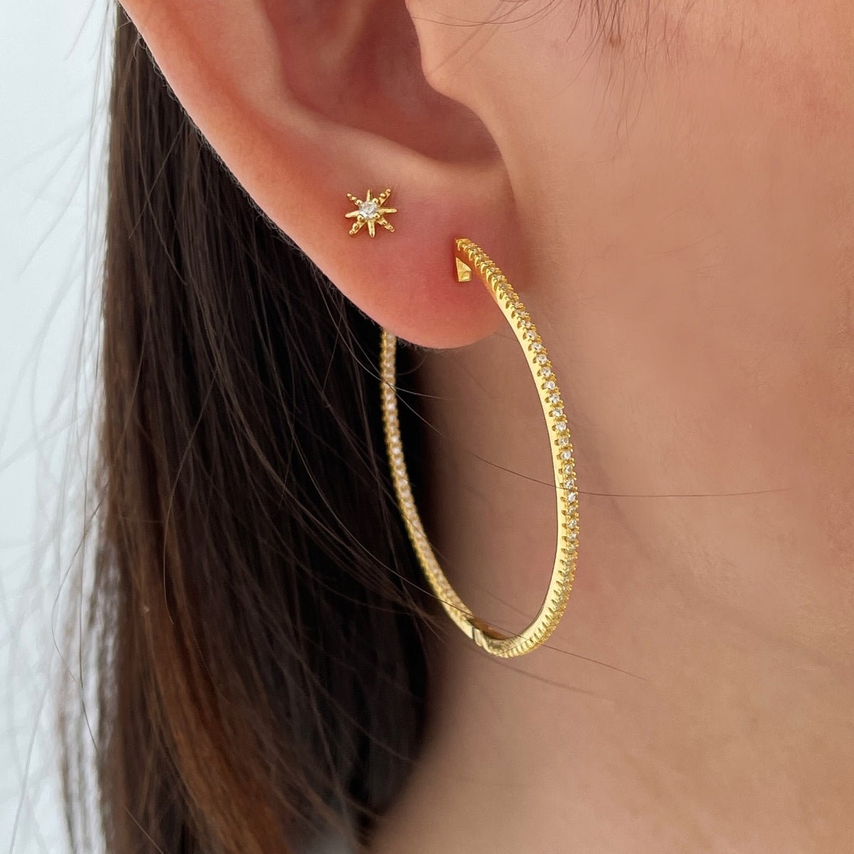 Angela Jewelry]Popular Large Hoop Earrings