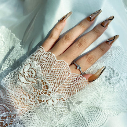 Angela Jewelry]0.5 Carat CaratEternity Charming Heart Shape Lover Ring