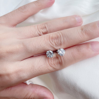 Angela Jewelry]Unique Round Shape Earrings