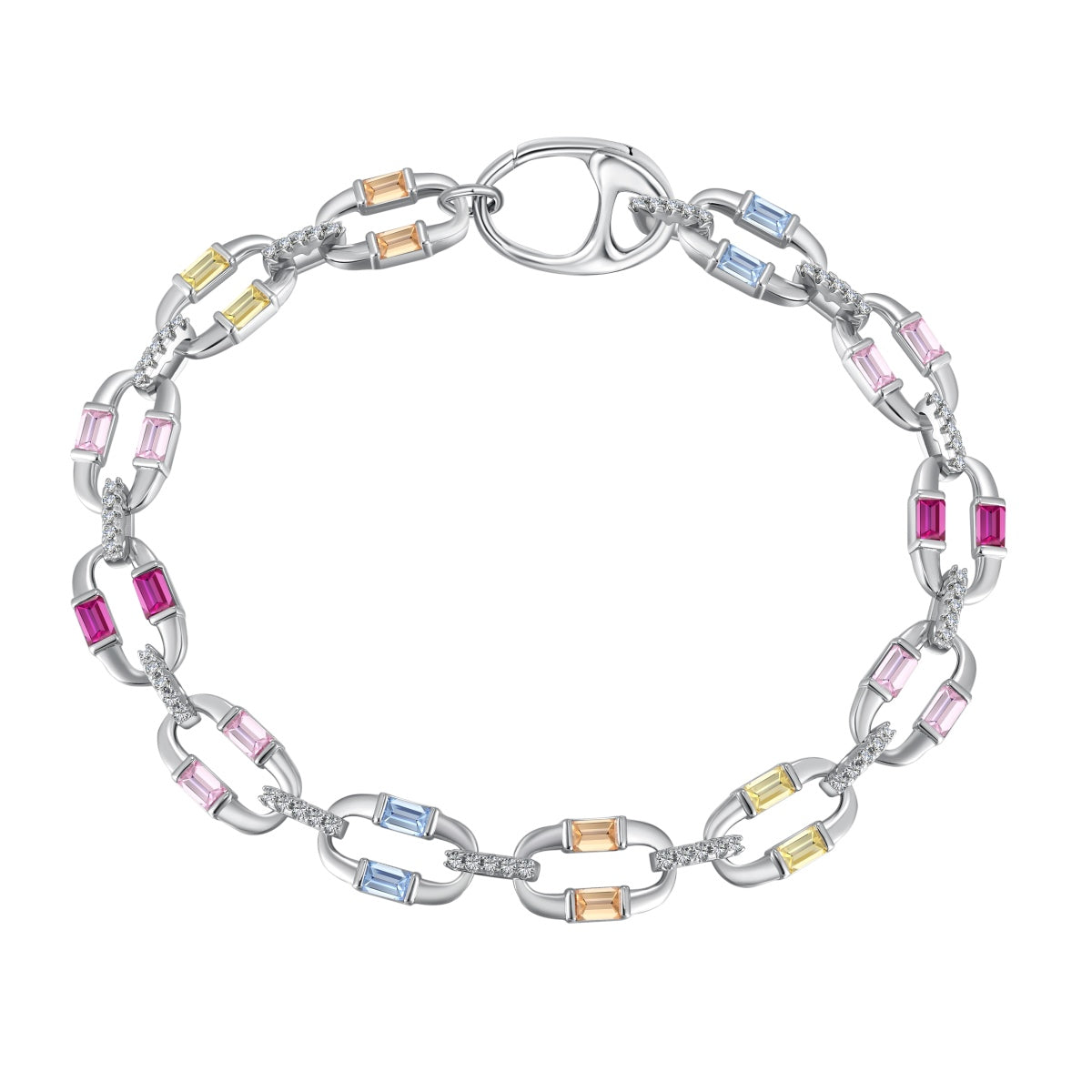 Angela Jewelry]Dazzling Colorful Daily Bracelet