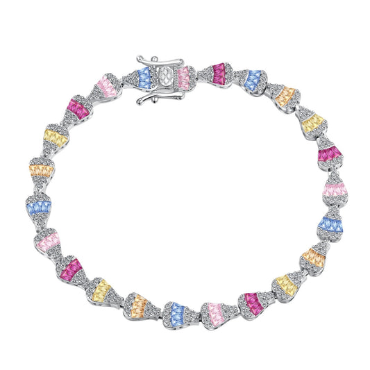 Angela Jewelry]Radiant Water Drop Shape Daily Bracelet