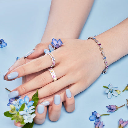 Angela Jewelry]Radiant Water Drop Shape Daily Bracelet