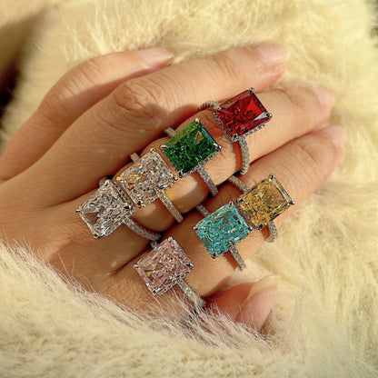 Angela Jewelry]4.0 Carat Luxurious Engagement Ring