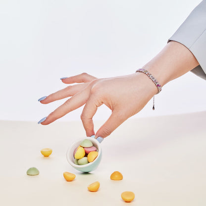 Angela Jewelry]Dazzling Unique Multi Shape Daily Bracelet