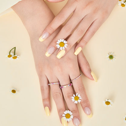 Angela Jewelry]Elegant Vivid Round Cut Daily Ring