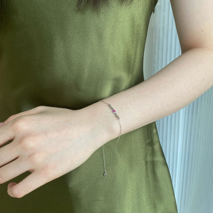 Angela Jewelry]Romantic Heart Shape Lover Bracelet