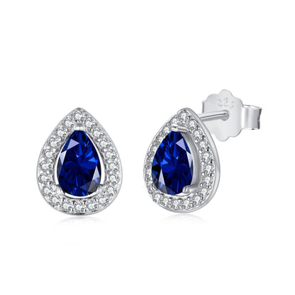 Angela Jewelry]Luxurious Water Drop Shape Earrings