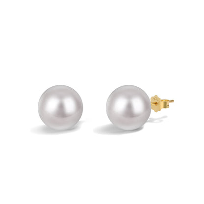 Angela Jewelry]Delicate Pearl Earrings