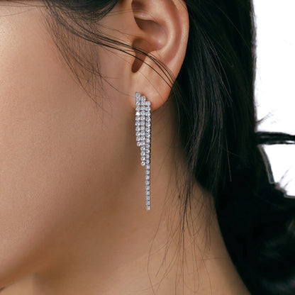 Angela Jewelry]Luxurious Dainty Banquet Earrings