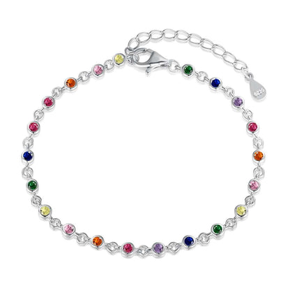 Angela Jewelry]Colorful Bead Array Bracelet