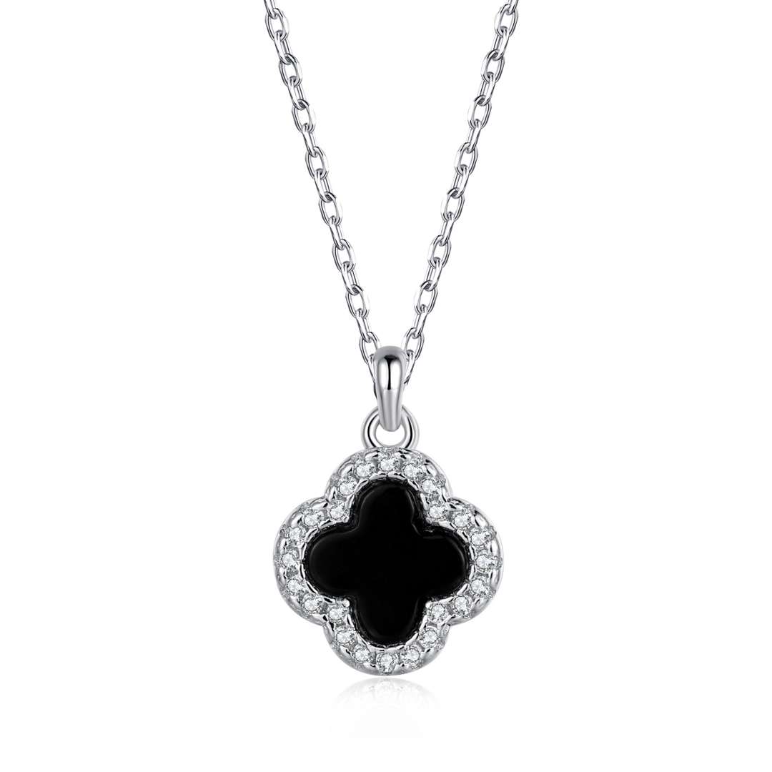 Angela Jewelry]Dainty Flower Shape Necklace