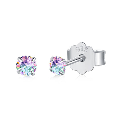 Angela Jewelry]Delicate Solitaire Earrings