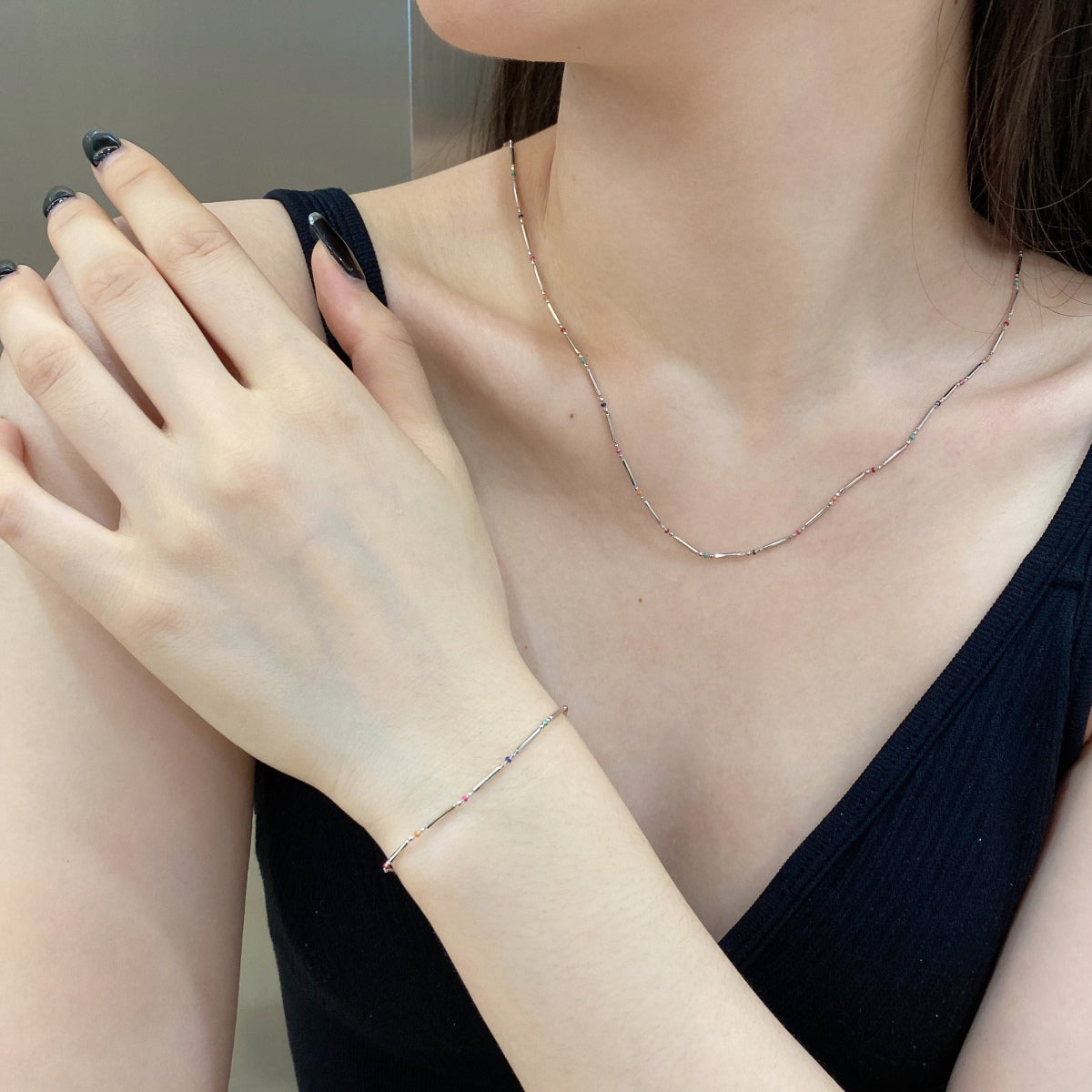 Angela Jewelry]Unique Colorful Daily Bracelet