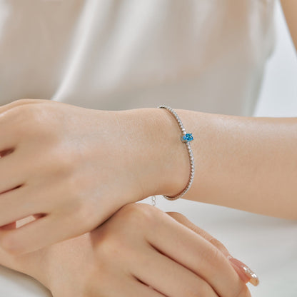 Angela Jewelry]0.75 Carat Exquisite Oval Cut Daily Bracelet