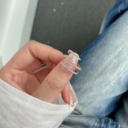 Angela Jewelry]Unique Vibrant Entangle Daily Ring