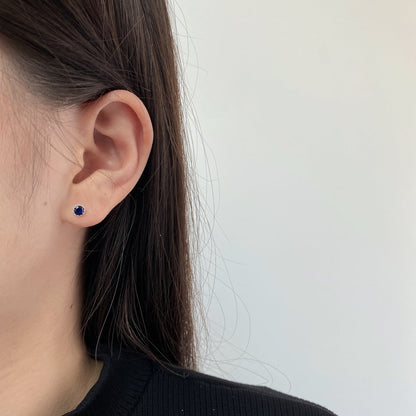 Angela Jewelry]Sparkling Colorful Round Shape Earrings