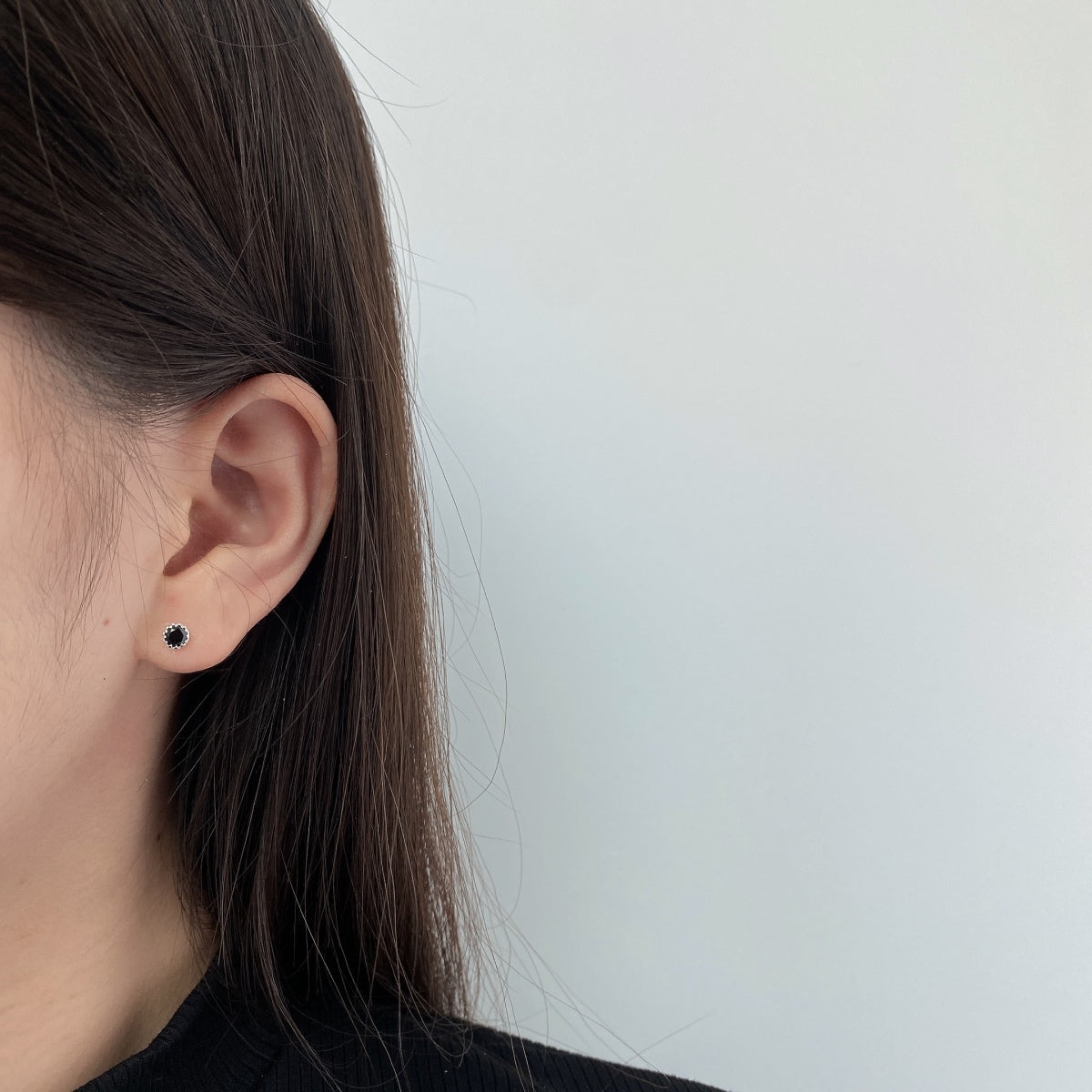 Angela Jewelry]Sparkling Colorful Round Shape Earrings