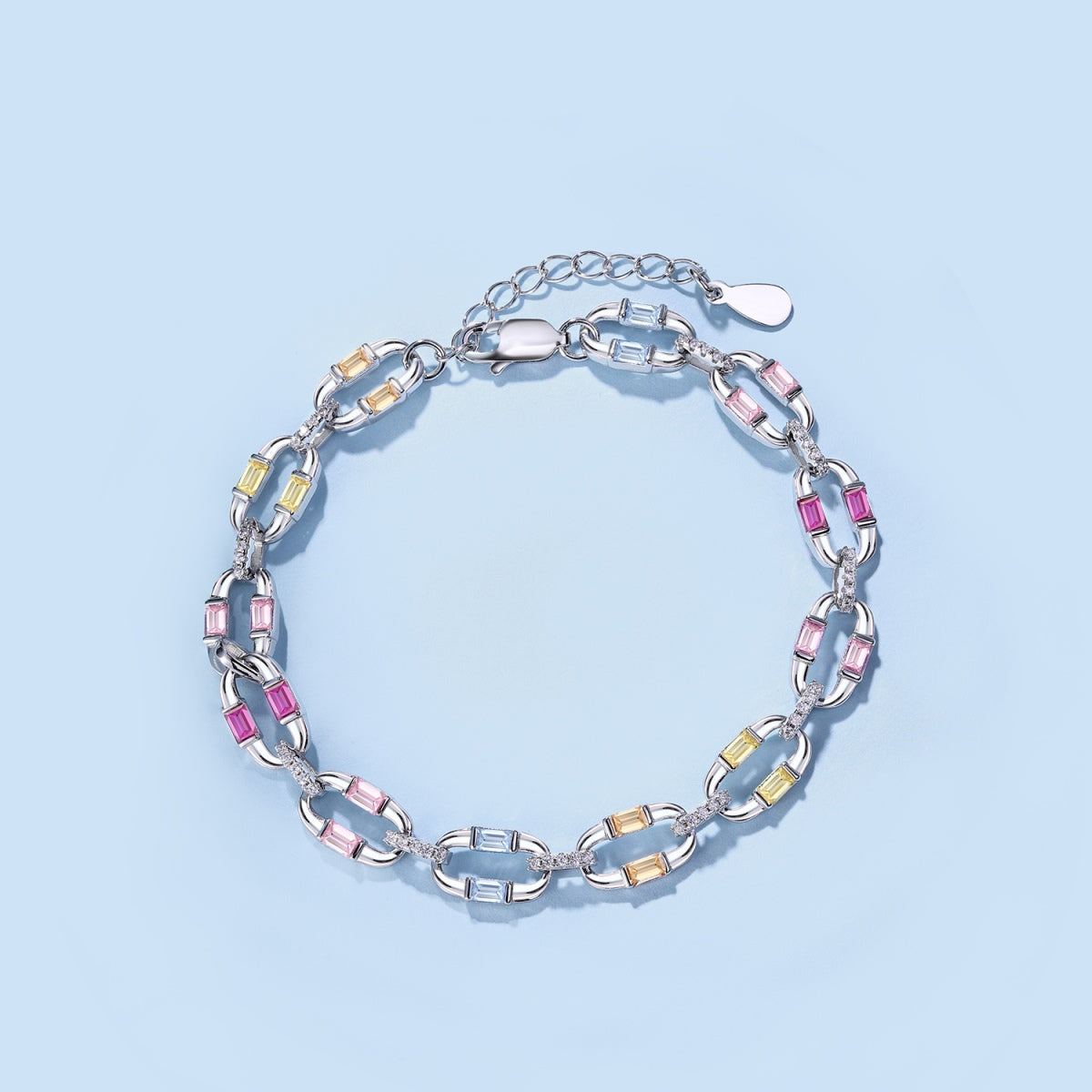 Angela Jewelry]Dazzling Colorful Daily Bracelet