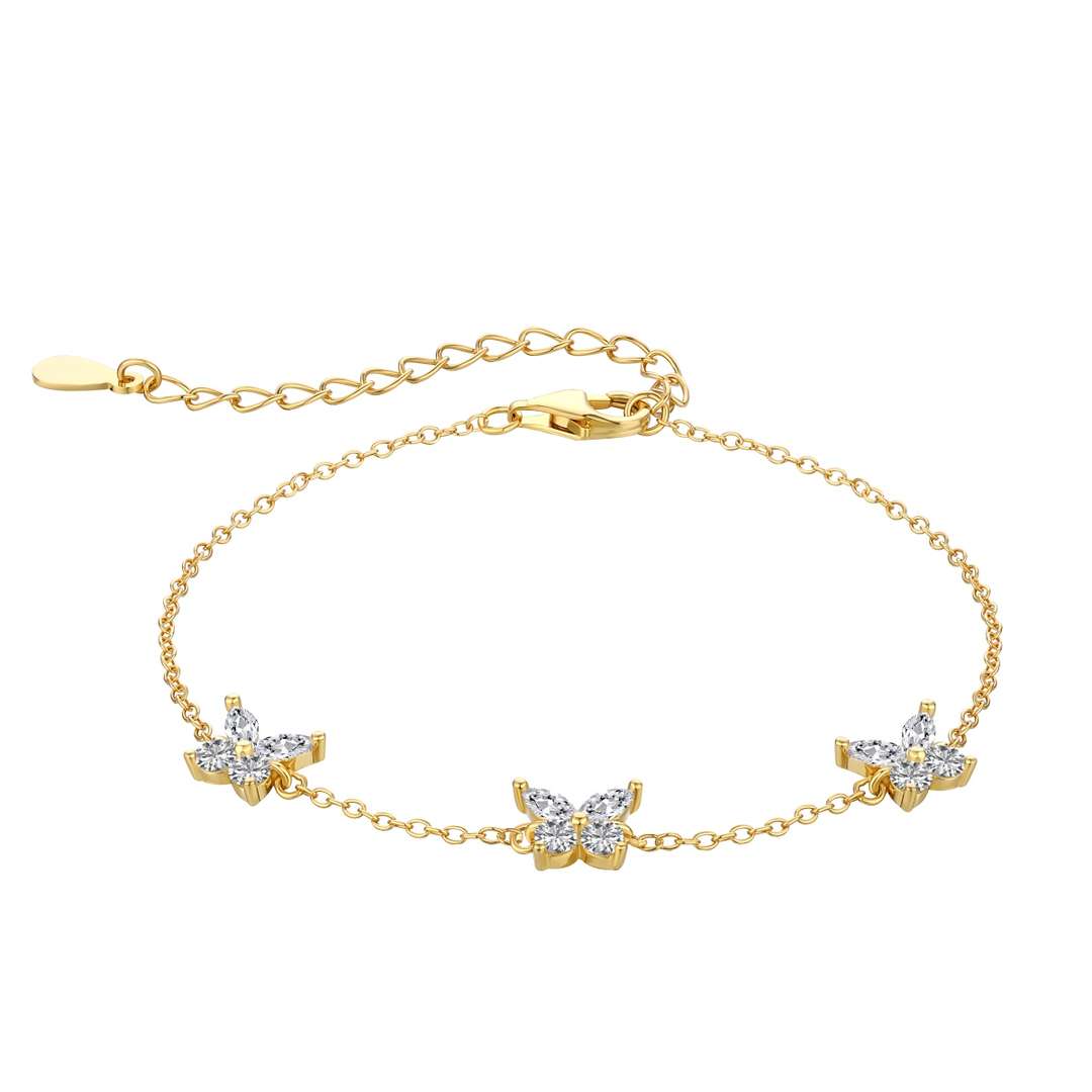 Angela Jewelry]Radiant Butterfly Shape Necklace