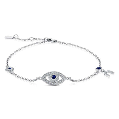 Angela Jewelry]Dainty Eye Shape Necklace