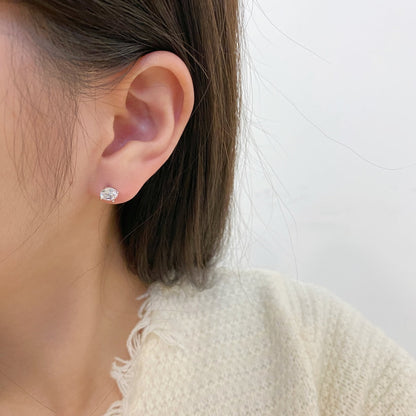 Angela Jewelry]Unique Round Shape Earrings