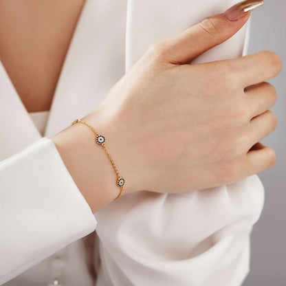 Angela Jewelry]Delicate Round Shape Pendent Necklace