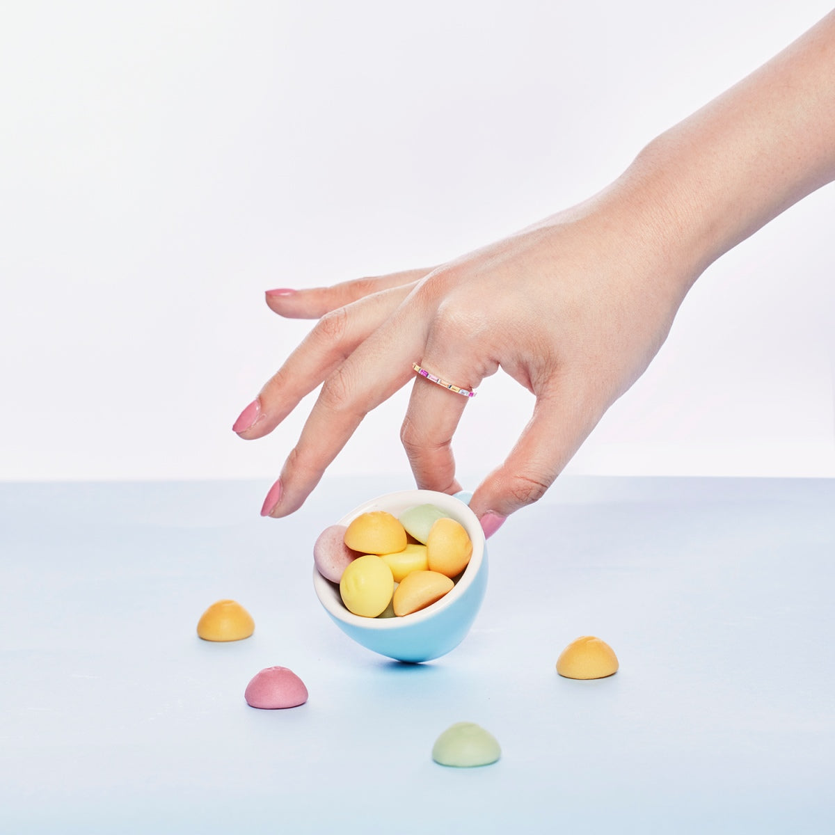 Angela Jewelry]Lively In Shades Elegant Radiant Cut Daily Ring