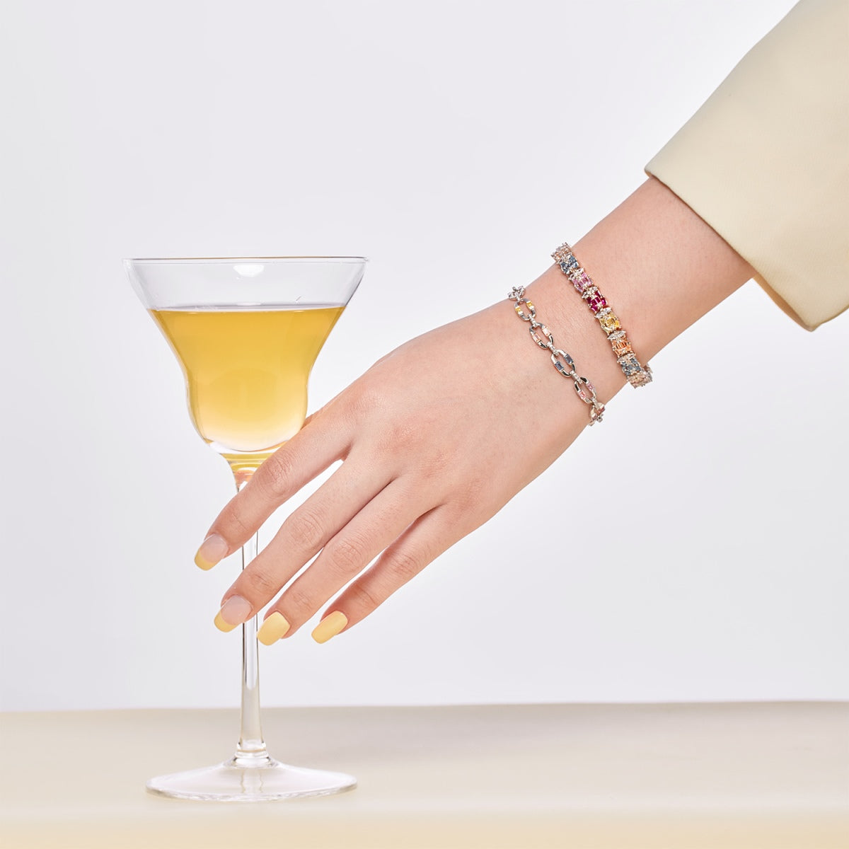 Angela Jewelry]Dazzling Colorful Daily Bracelet