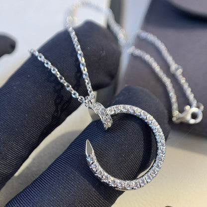 [Angela Jewellery]JUSTE NECKLACE SILVER DIAMONDS