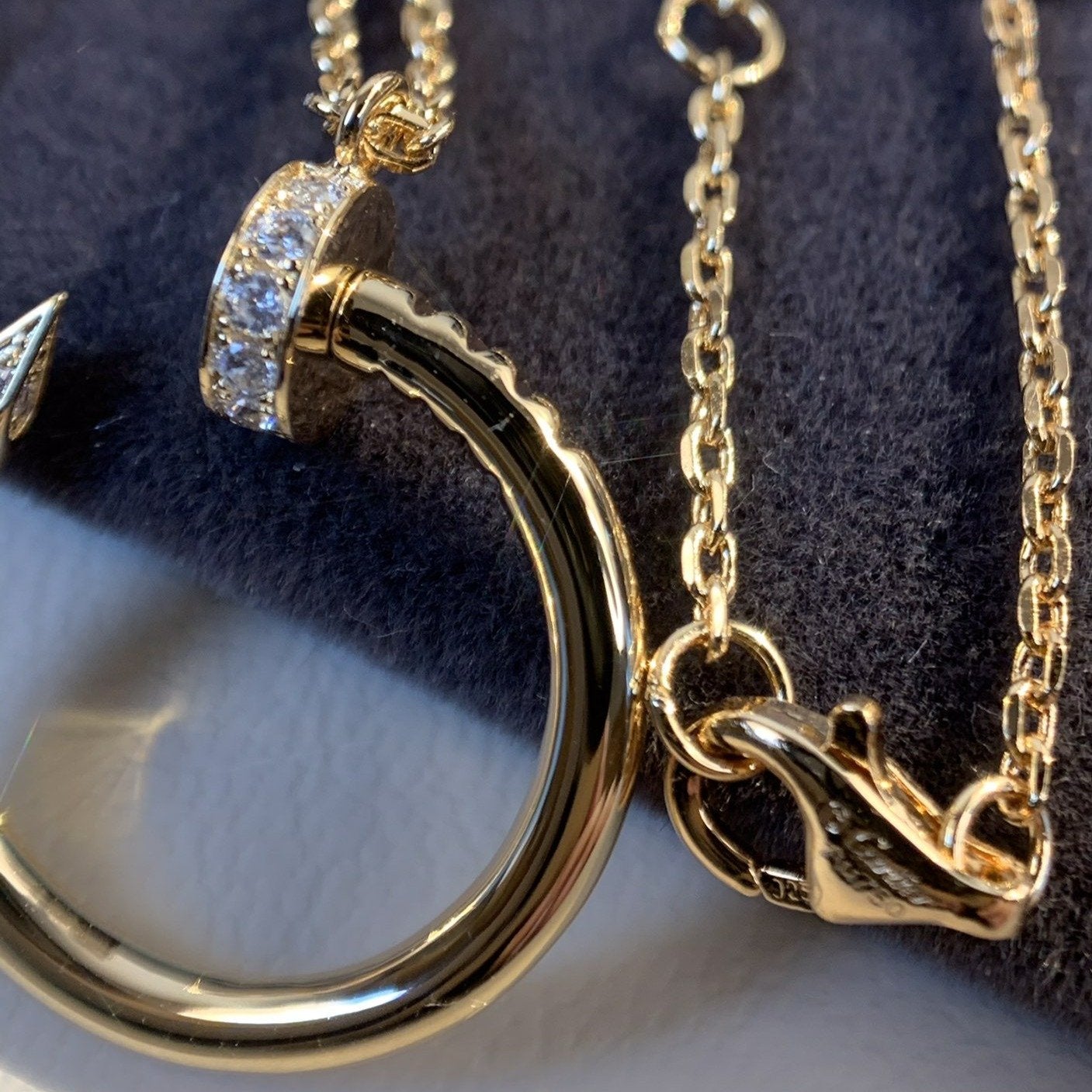 [Angela Jewellery]JUSTE NECKLACE PINK GOLD