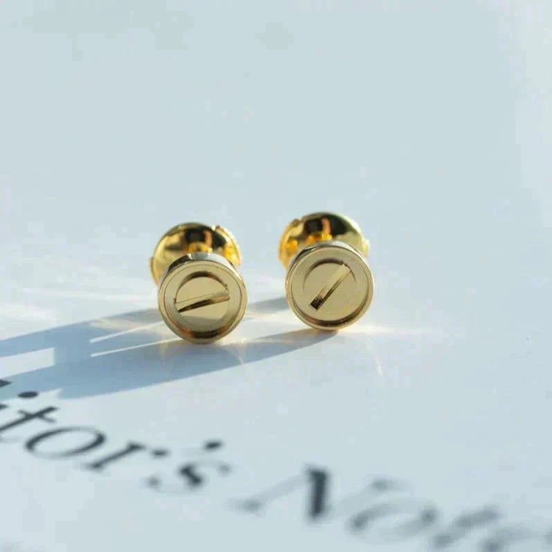 [Angela Jewellery]LOVE EARRINGS GOLD 10MM