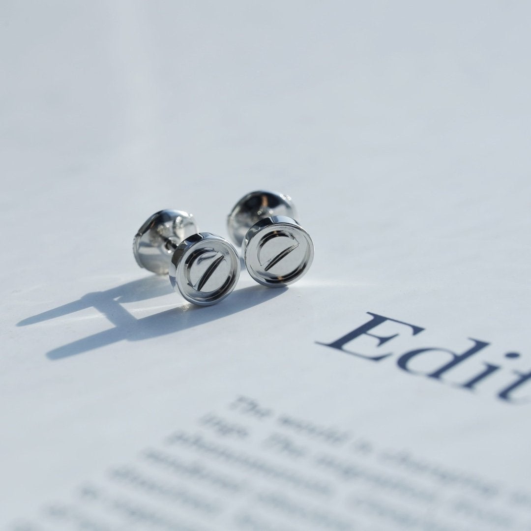 [Angela Jewellery]LOVE EARRINGS SILVER 10MM