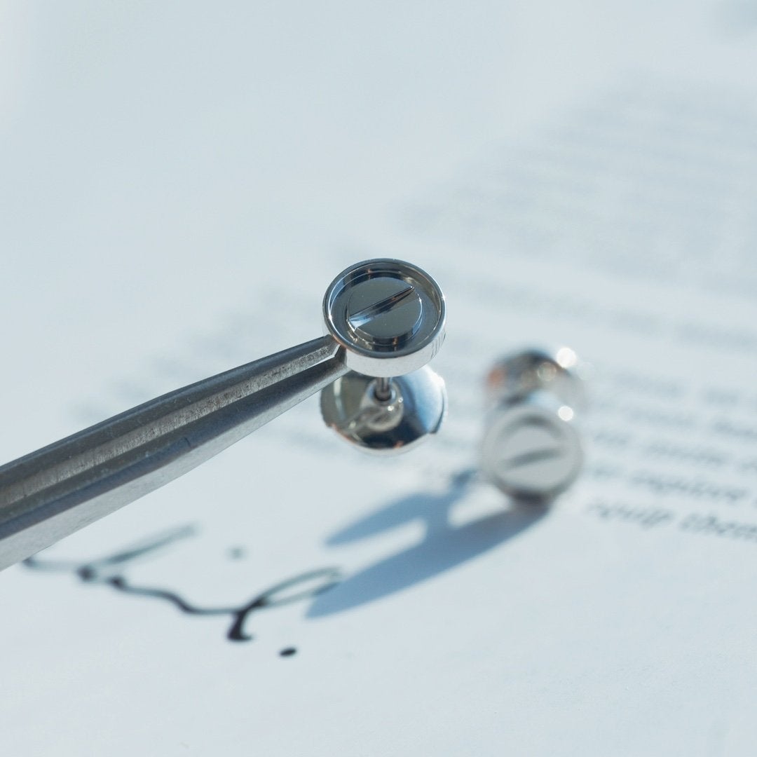 [Angela Jewellery]LOVE EARRINGS SILVER 10MM