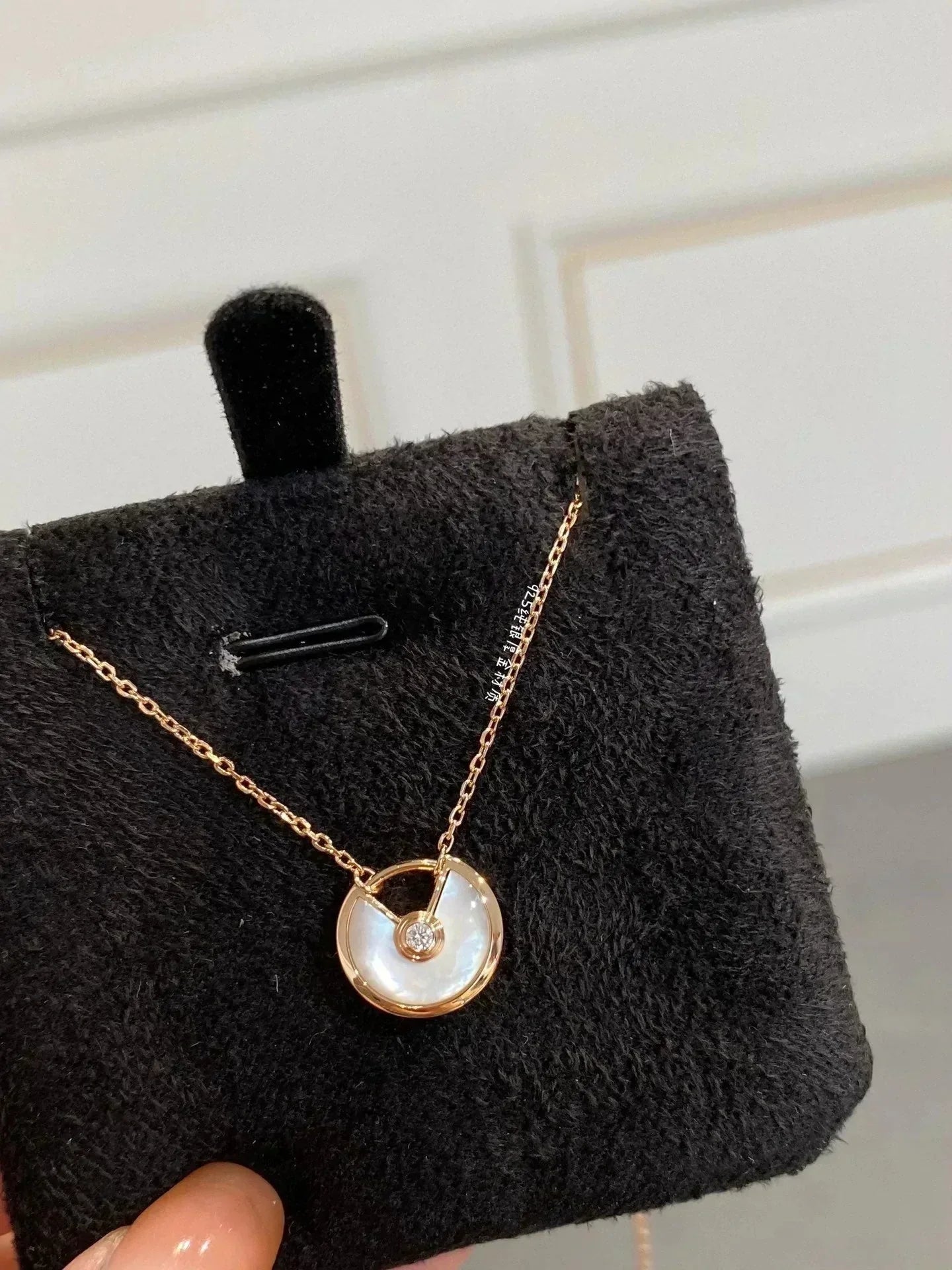 [Angela Jewellery]AMULETTE ROSE GOLD MOP NECKLACE