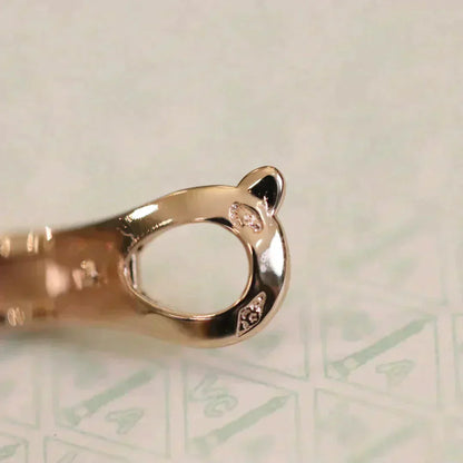 [Angela Jewellery]CLOVER MEDIUM 1 MOTIFS FUll DIAMOND EARRINGS