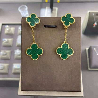 [Angela Jewellery]CLOVER 2 MOTIFS  EARRINGS (MULTIPLE CHOICESC