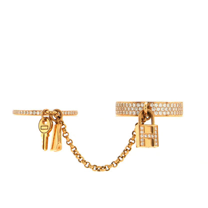 [Angela Jewellery]HM KELLY CLOCHETTE DOUBLE RING IN  WITH DIAMONDS
