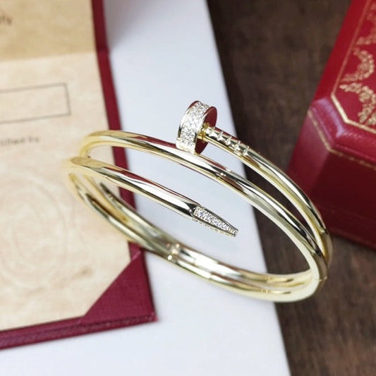 [Angela Jewellery]JUSTE BRACELET 3.5MM DOUBLE ROW DIAMOND