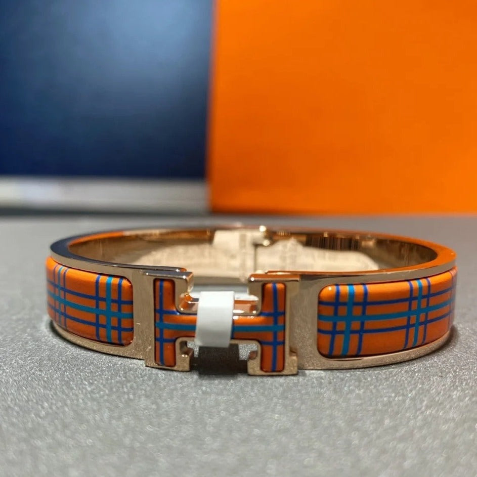 [Angela Jewellery]H TARTAN BRACELET 12MM