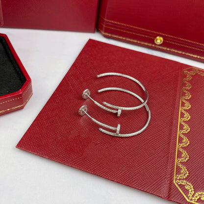 [Angela Jewellery]JUSTE EARRINGS FULL DIAMONDS 1.8MM