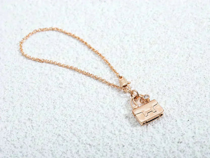 [Angela Jewellery]AMULETTE PEDANT ROSE GOLD NECKLACE