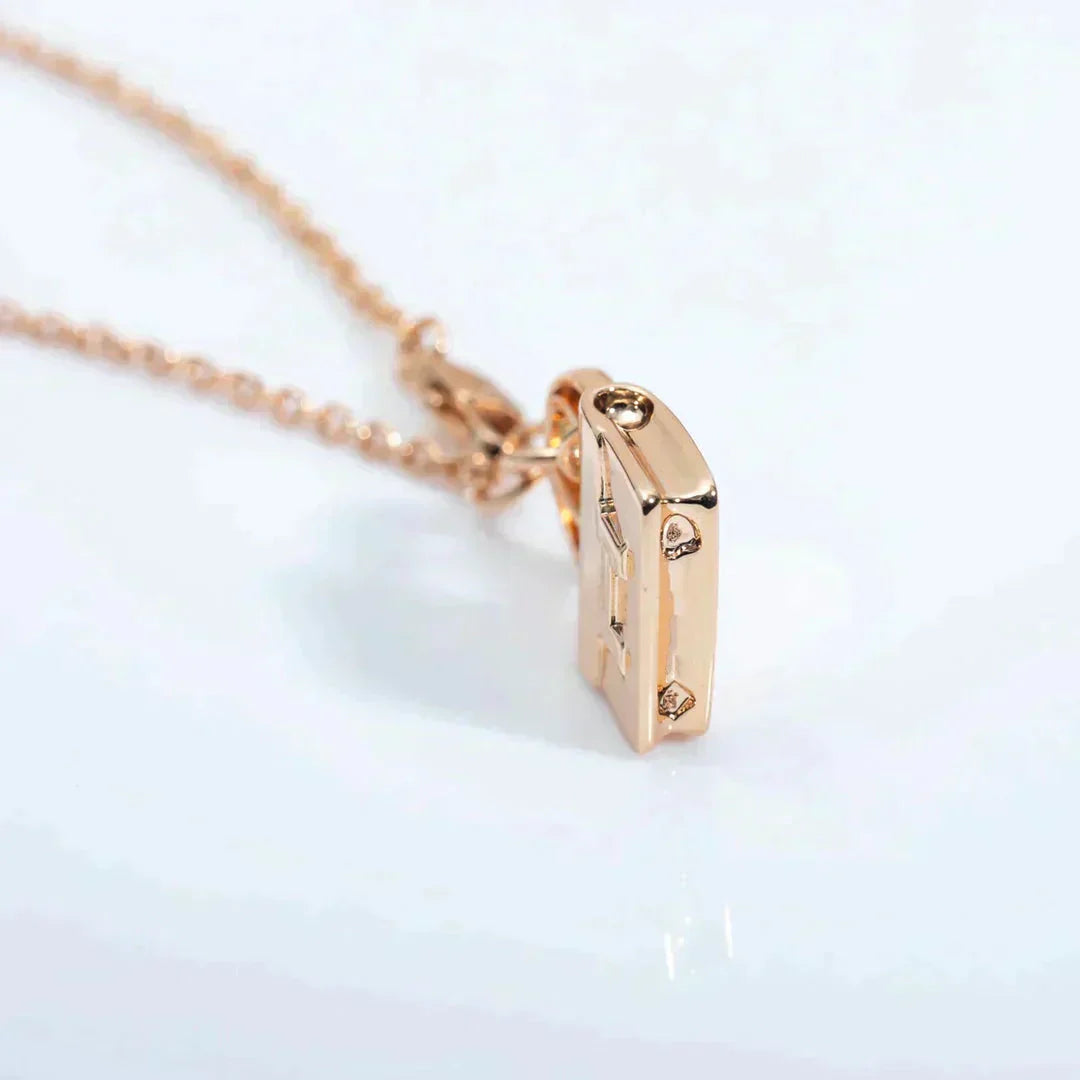 [Angela Jewellery]AMULETTE PEDANT ROSE GOLD NECKLACE