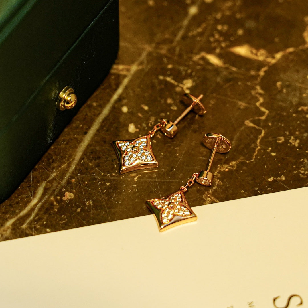 [Angela Jewellery]STAR DIAMONDS EARRINGS GOLD