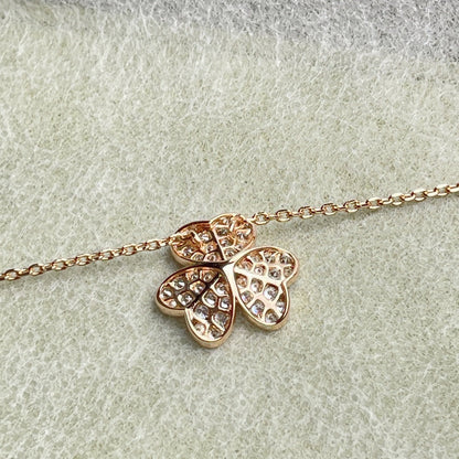 [Angela Jewellery]FLOWER DIAMOND NECKLACE