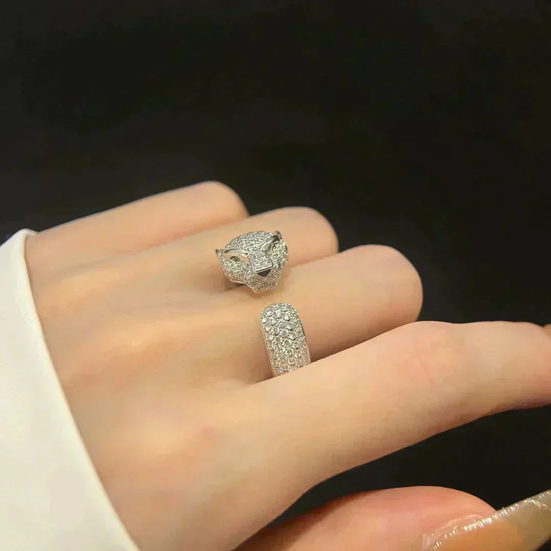[Angela Jewellery]PANTHERE 5.5MM ALL DIAMOND RING