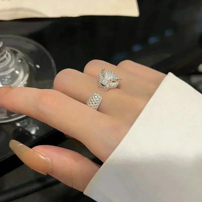 [Angela Jewellery]PANTHERE 5.5MM ALL DIAMOND RING